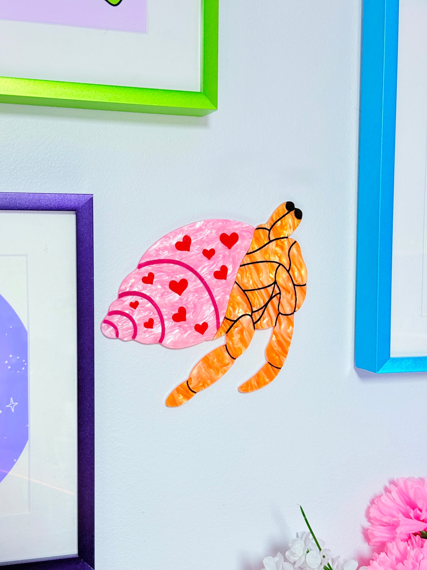 Hermit Crab Wall Art (Love)