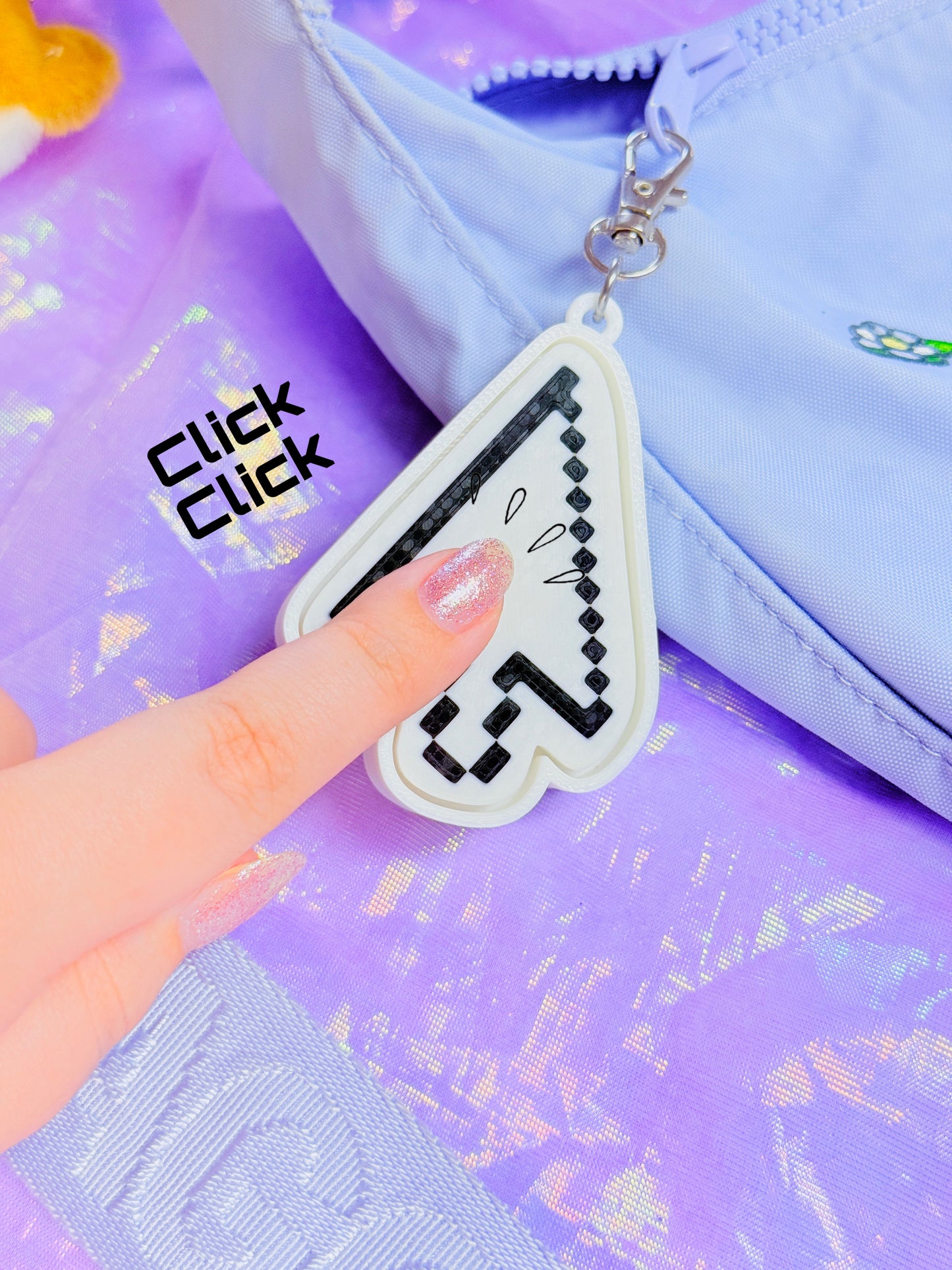 Cursor Clicker Bag Charm