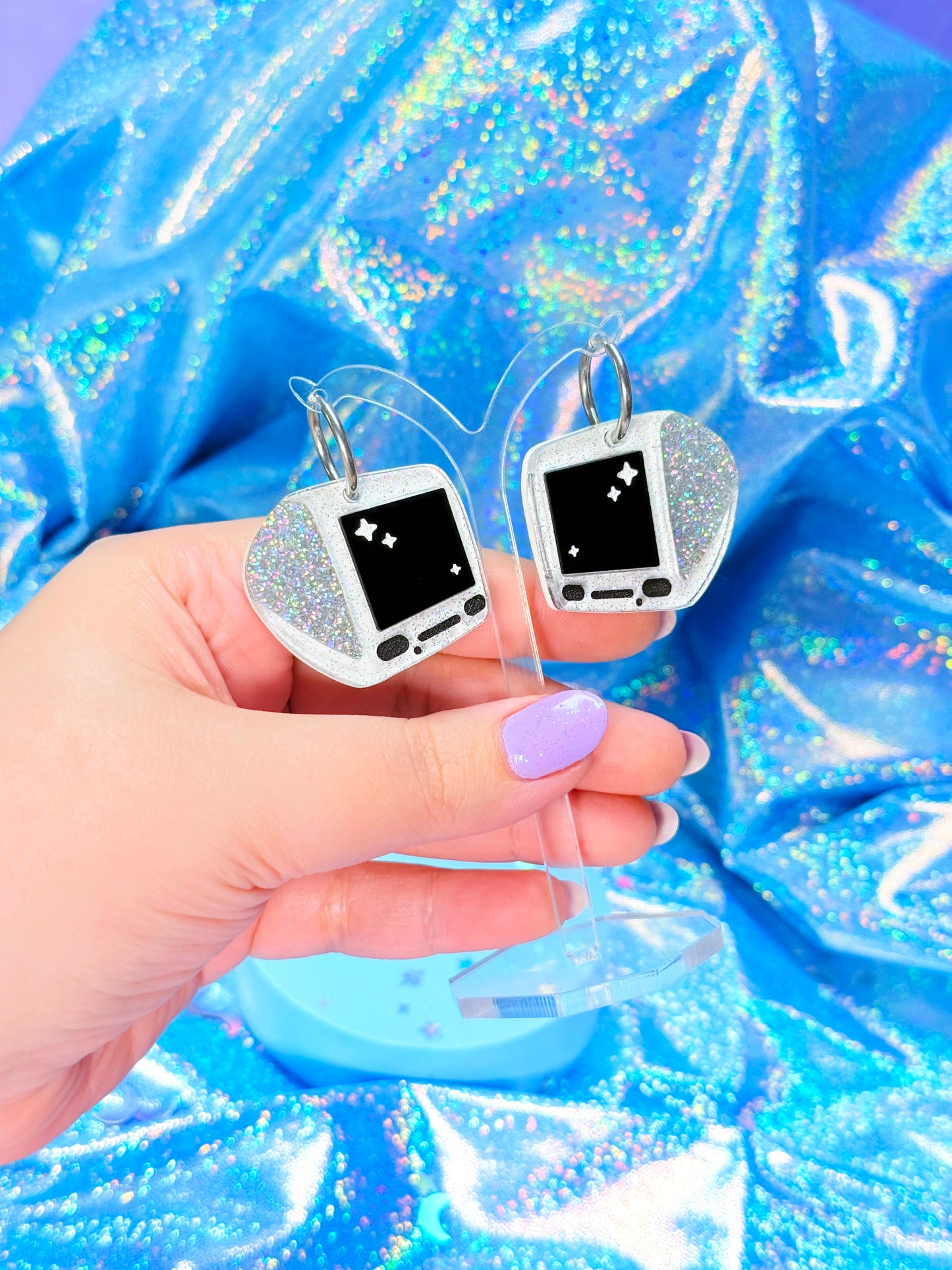 Y2K Computer Acrylic Earrings