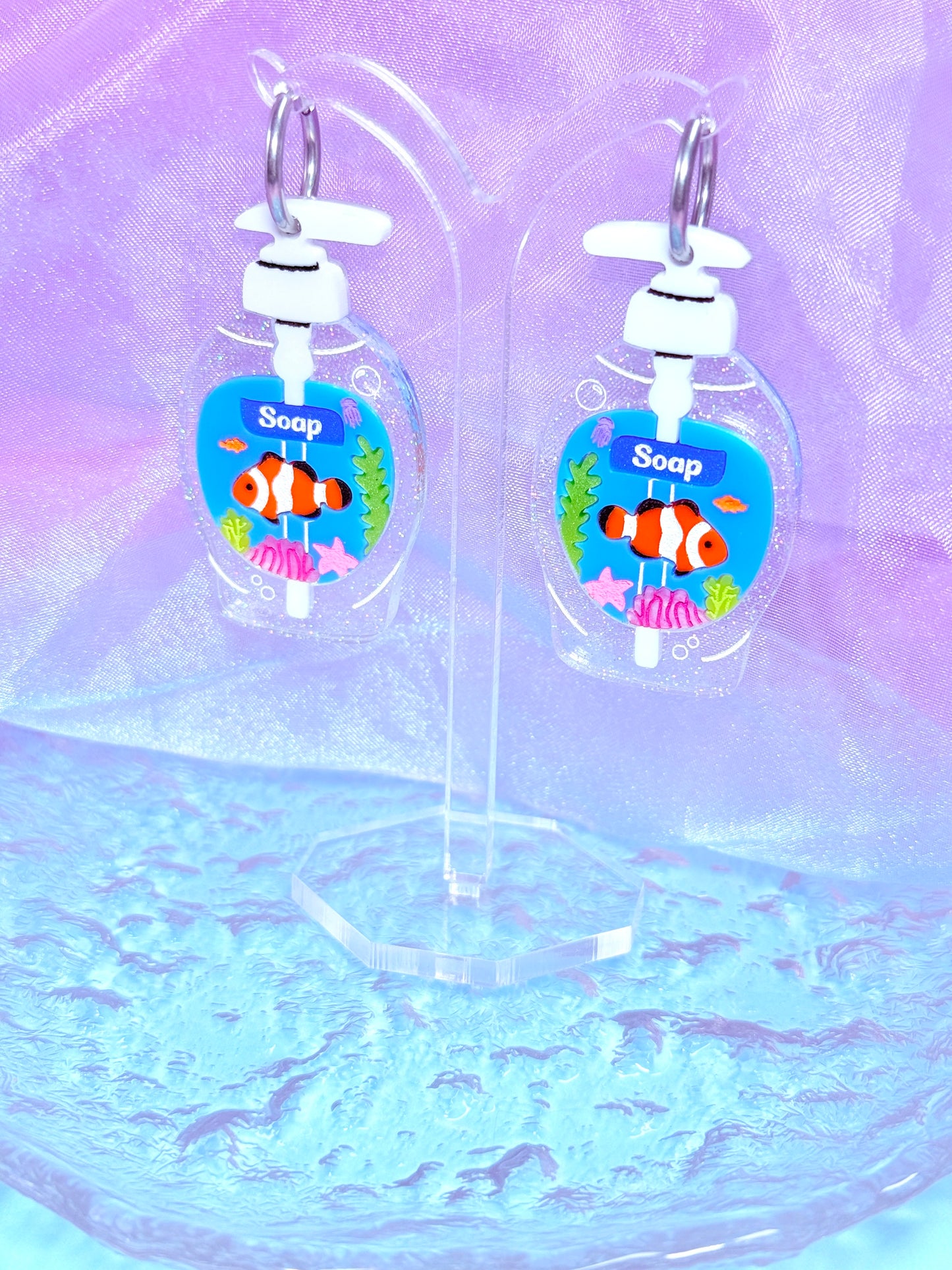 Nostalgic Fish Soap Earrings