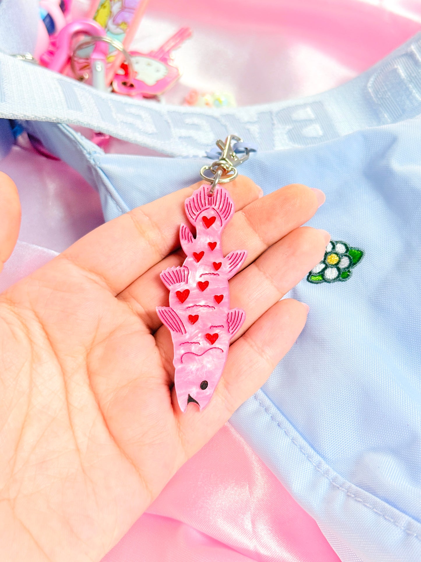 Love Fish Bag Charm