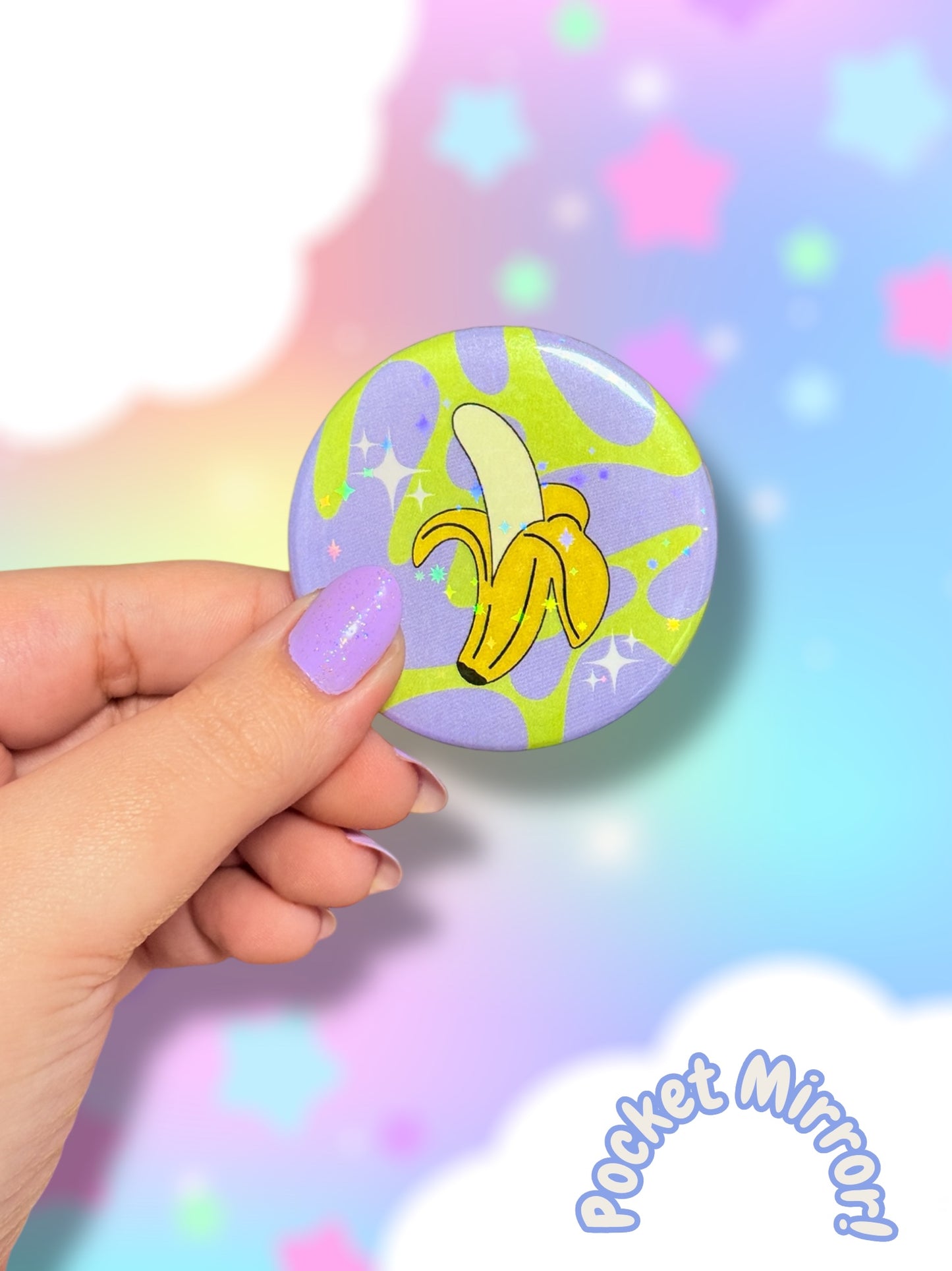 Funky Banana Mini Mirror