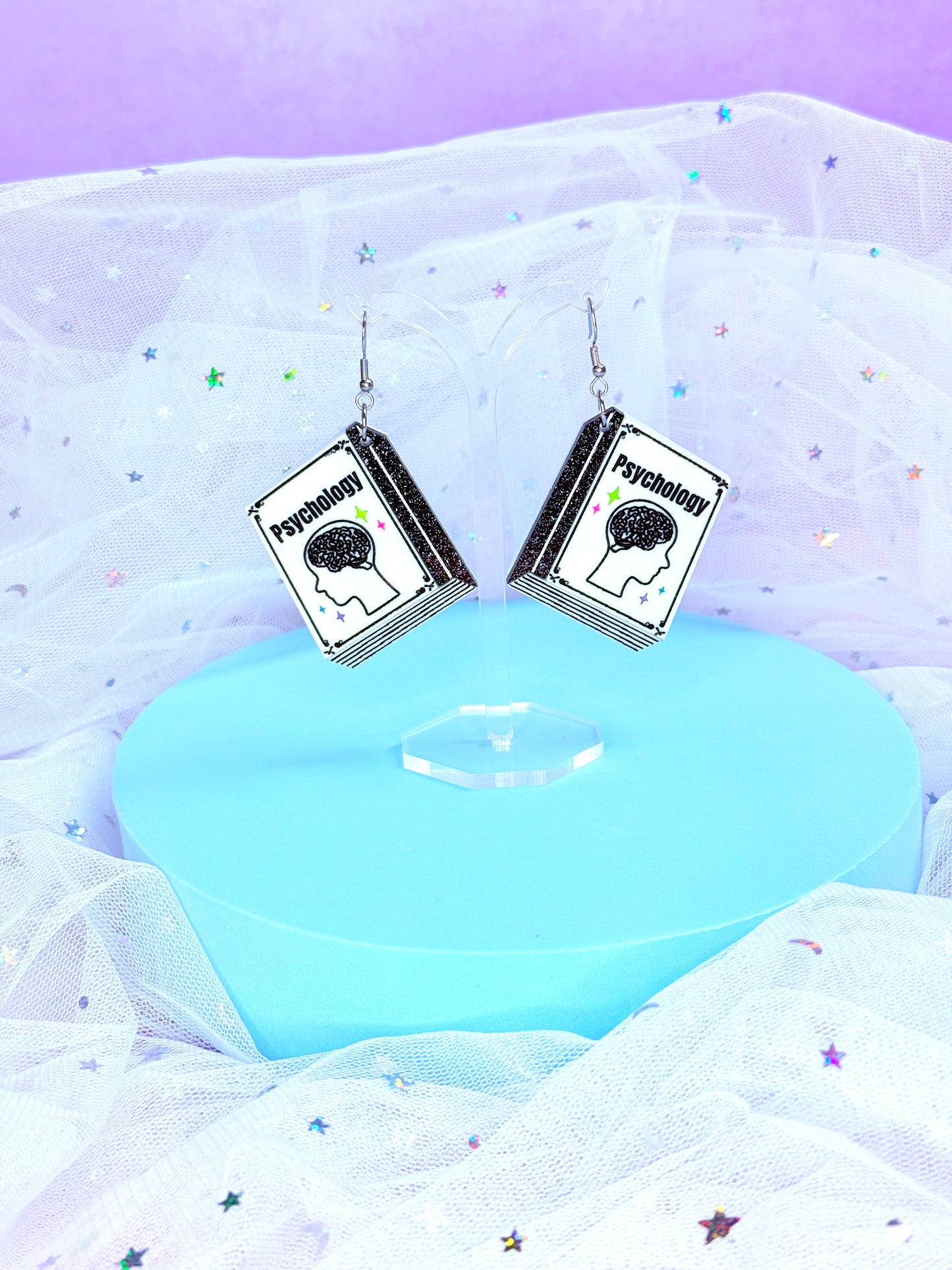 Psychology Book Earrings