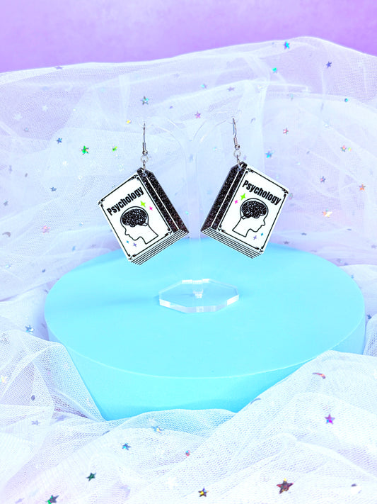 Psychology Book Earrings