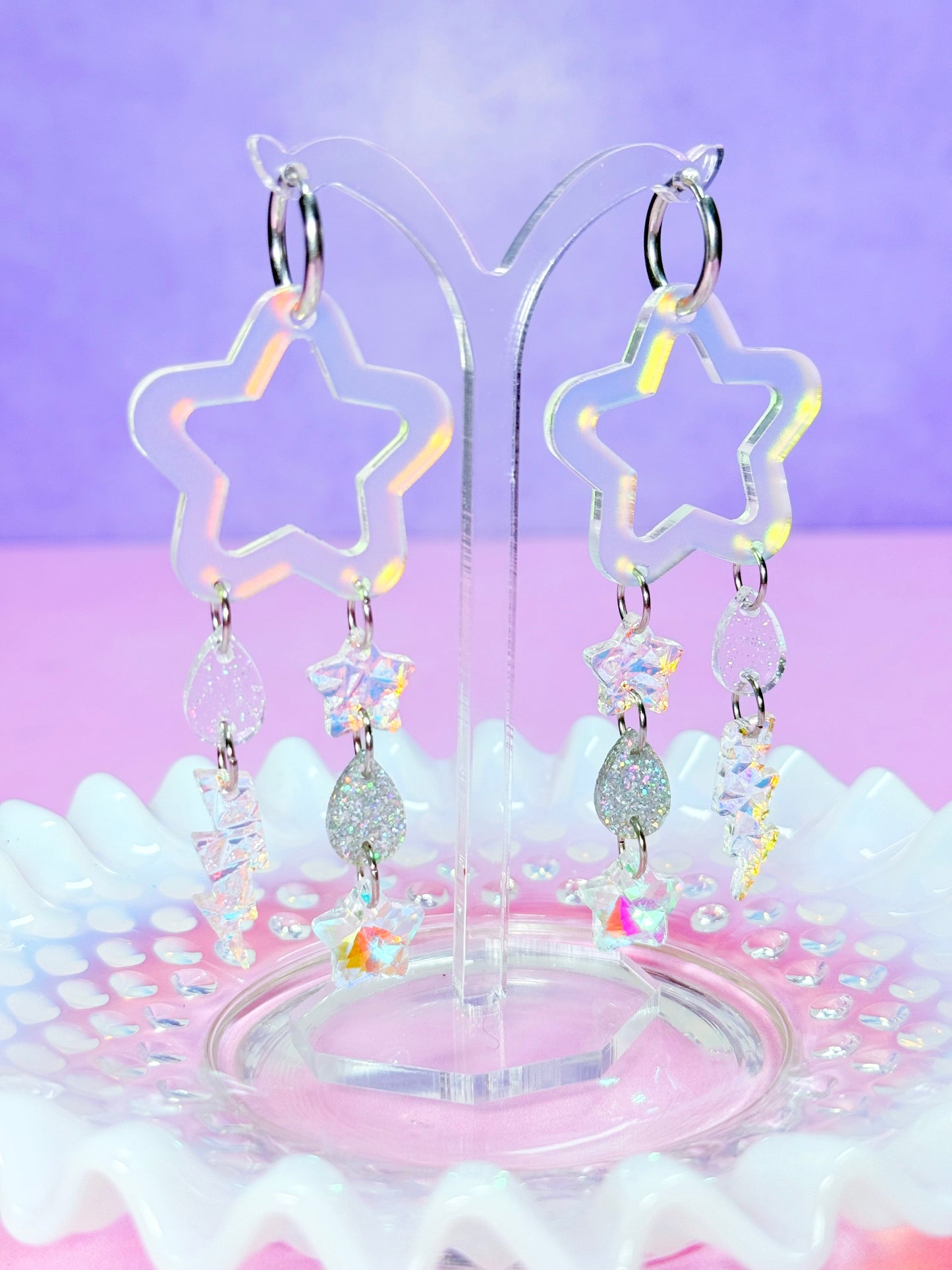 Cybercore Acrylic Earrings