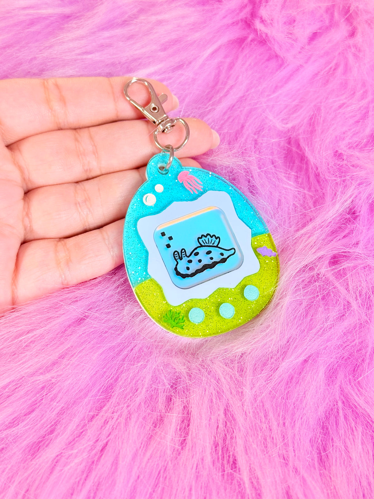Virtual Pet Sea Slug Bag Charm