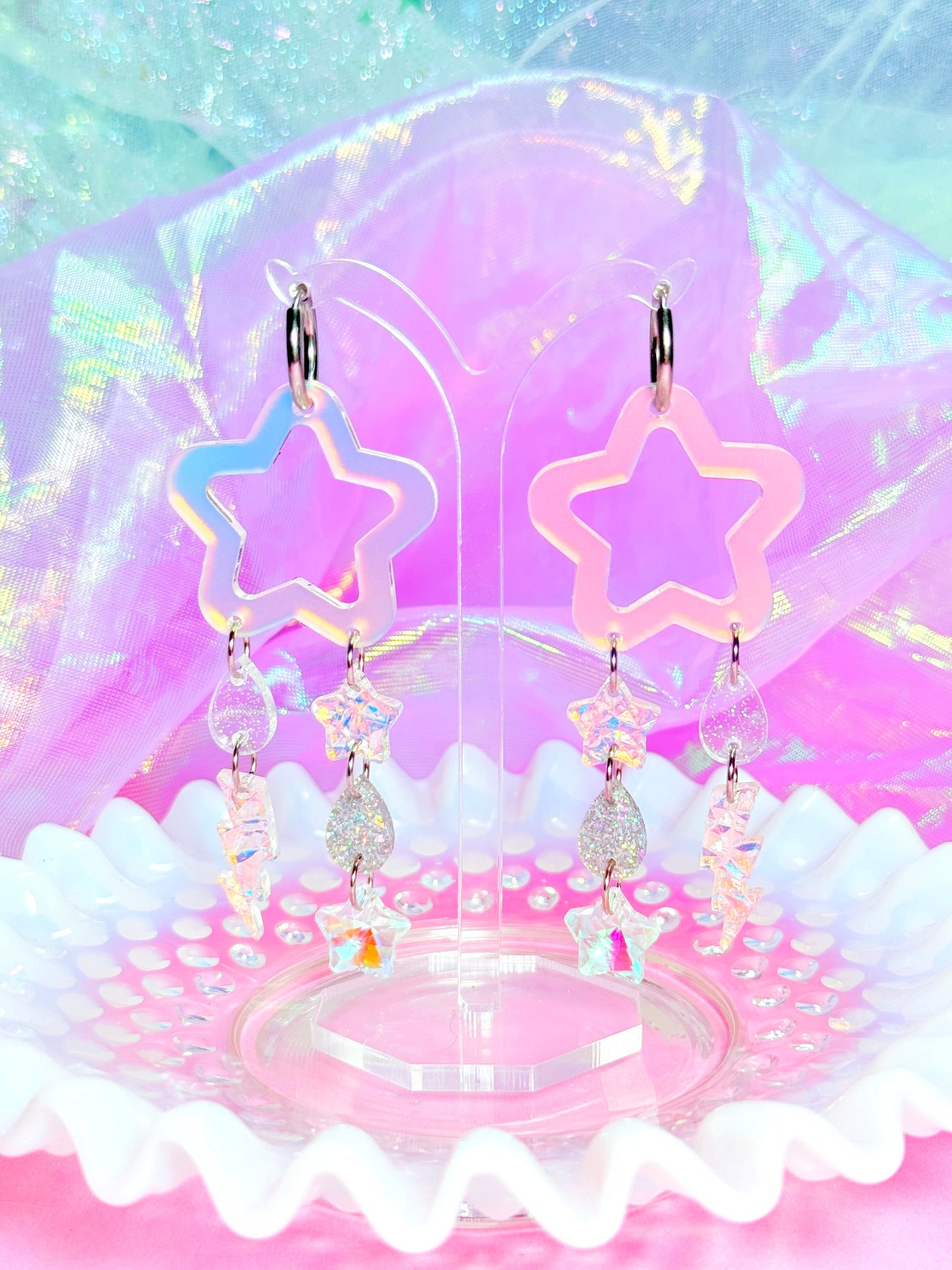 Cybercore Acrylic Earrings