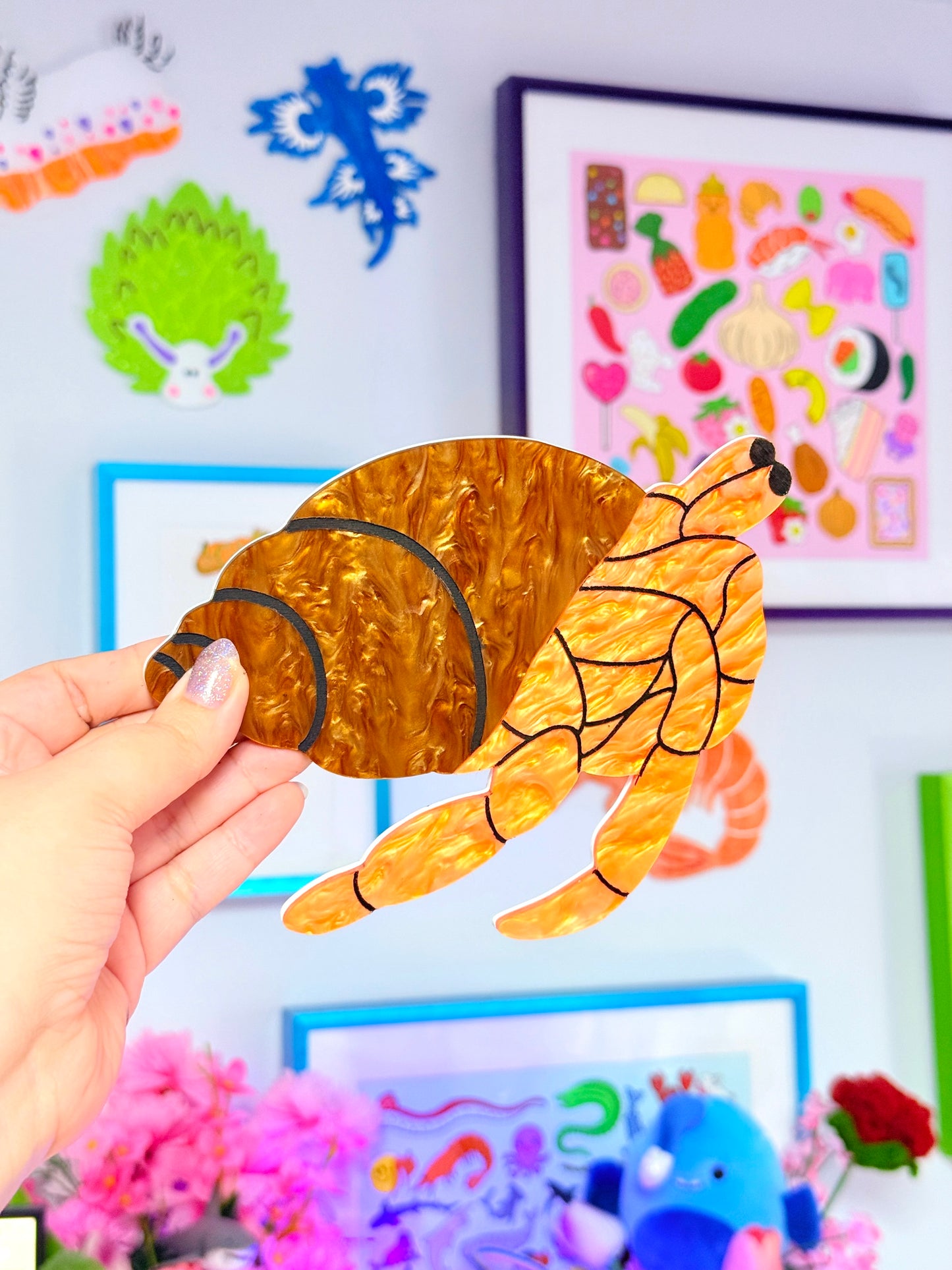Hermit Crab Wall Art (Classic)