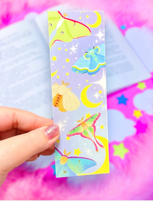 Luna Moth Bookmark