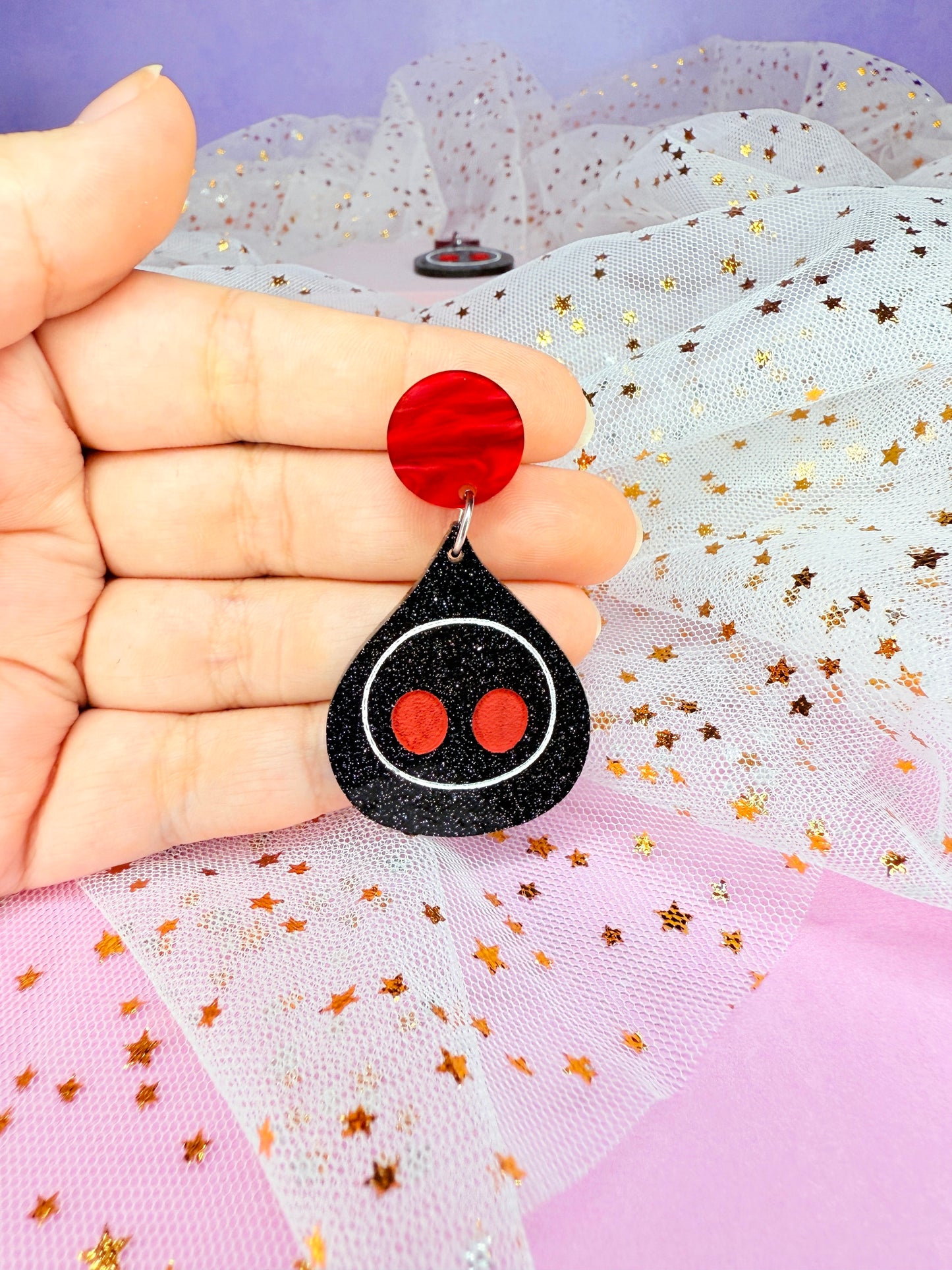 Flatwoods Monster Acrylic Earrings