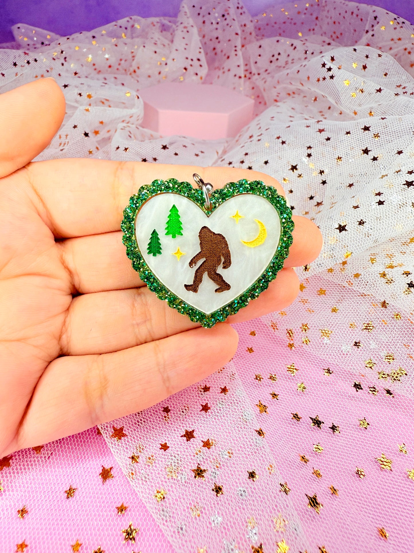 Searching for Bigfoot (Sasquatch) Acrylic Earrings