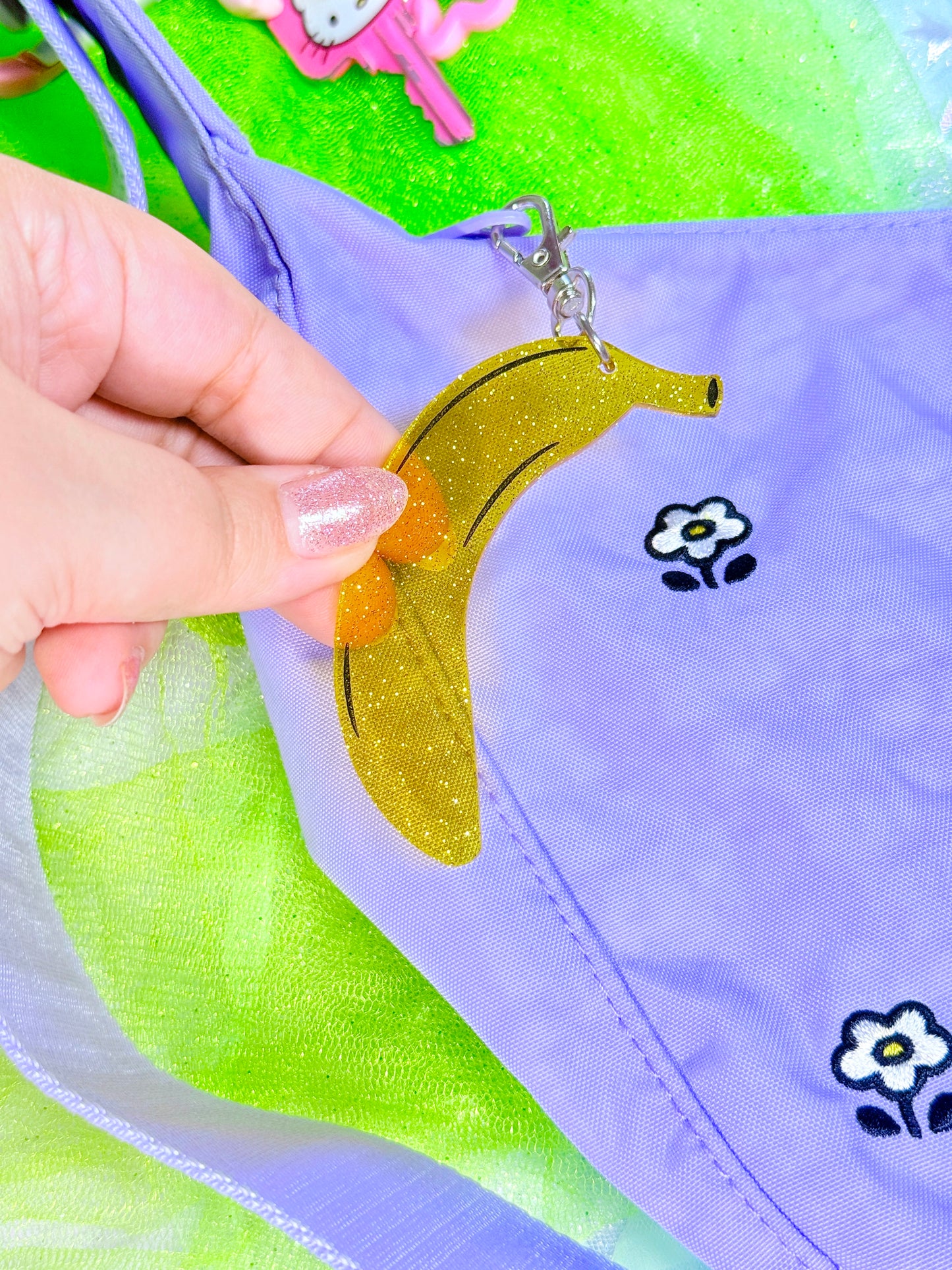 Jelly Banana Bag Charm