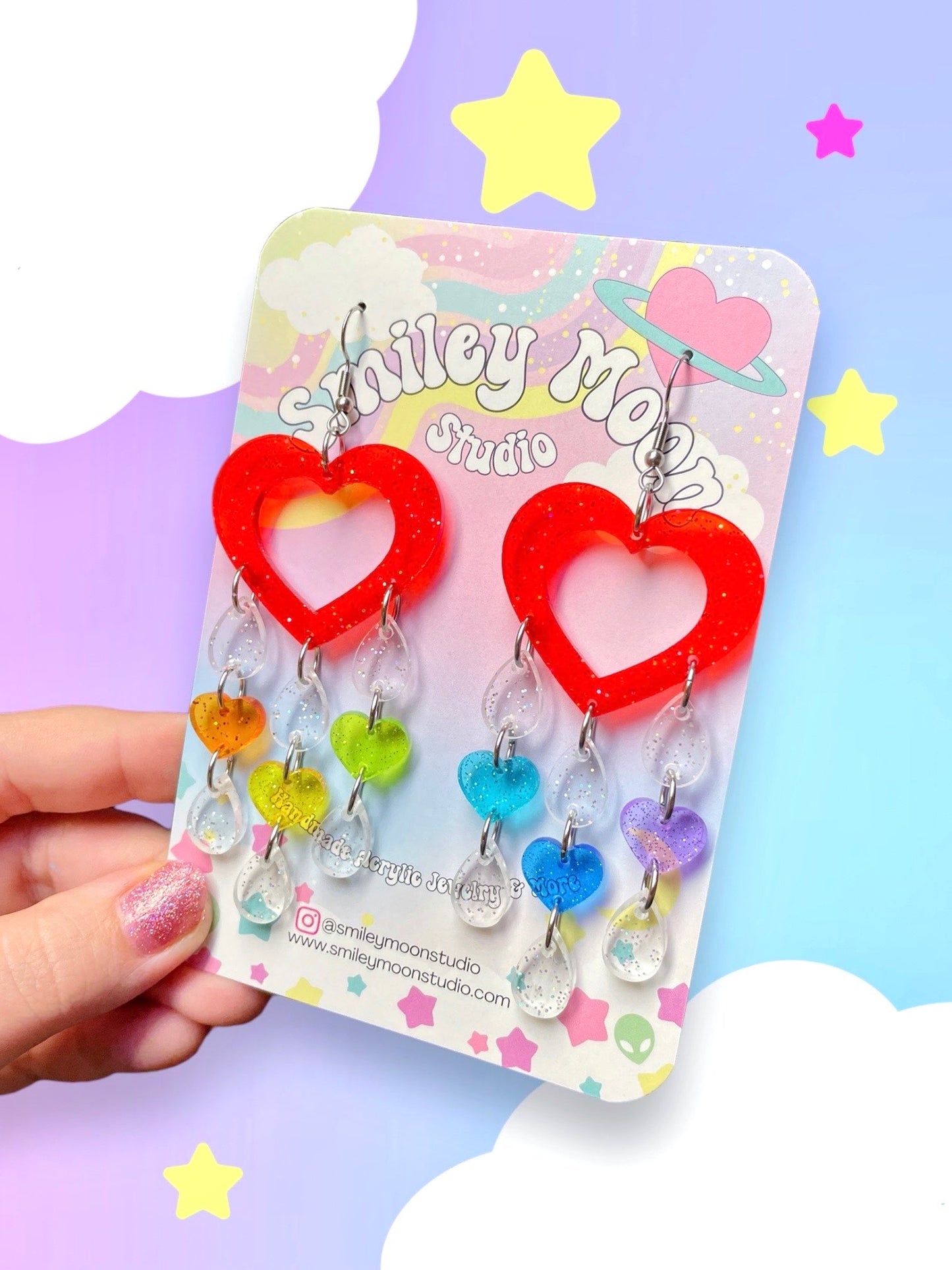 Love for All, Pride Acrylic Earrings