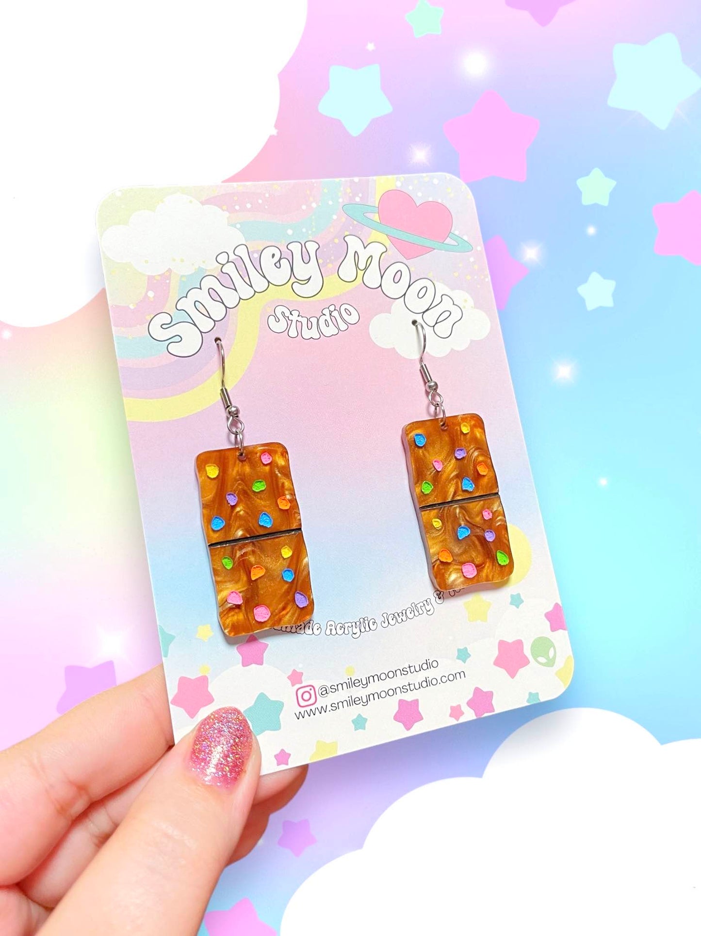 Nostalgic Brownie, Acrylic Earrings