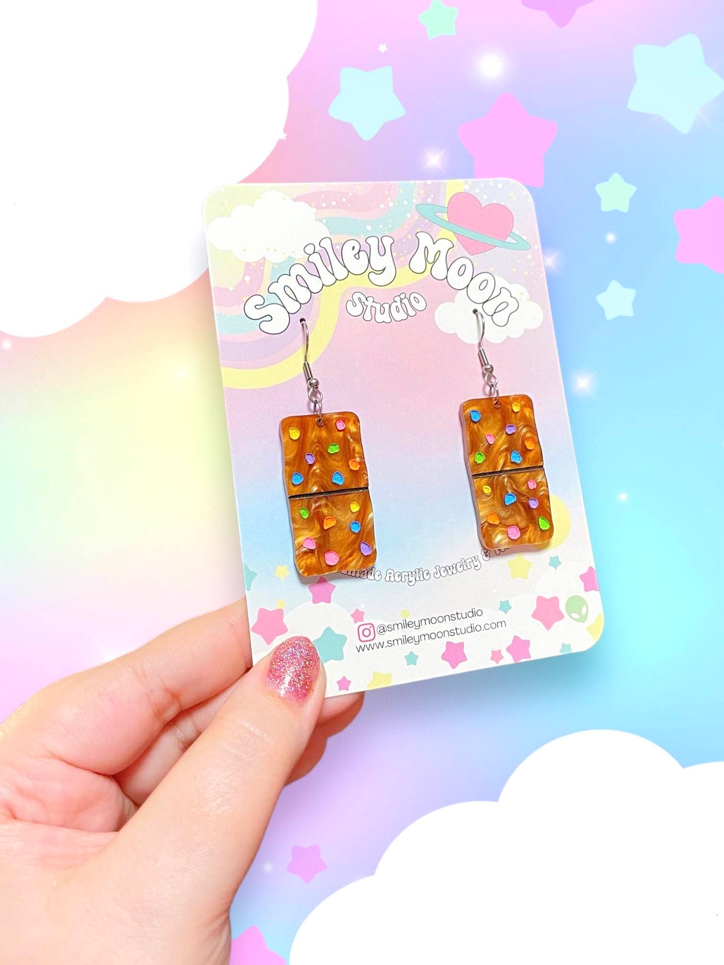 Nostalgic Brownie, Acrylic Earrings