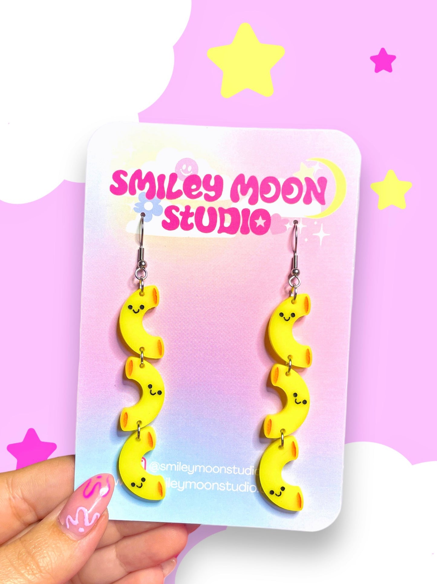 Macaroni Party Acrylic Earrings