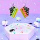 Creepy Cake Acrylic Earrings