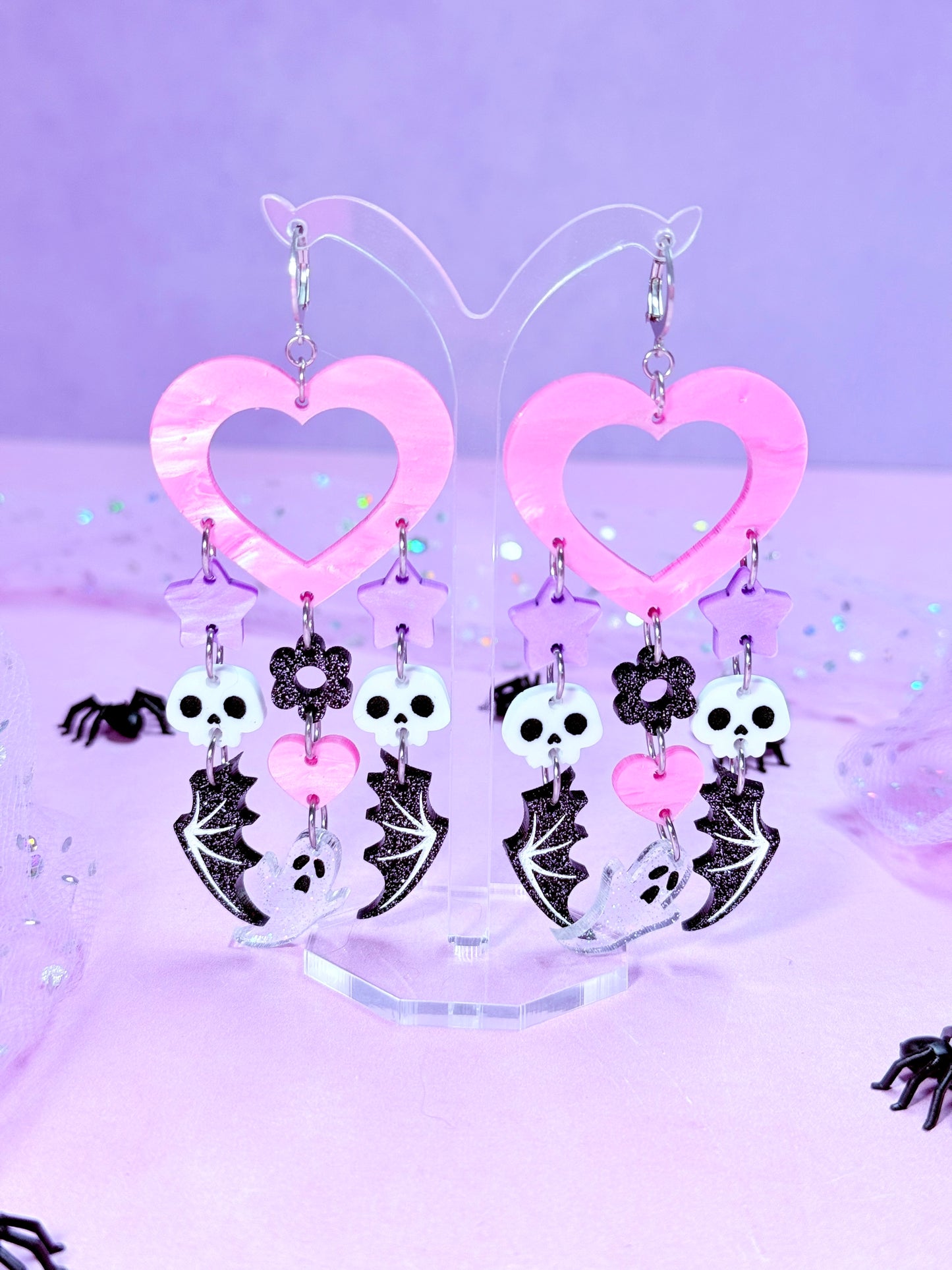 Ghoulfriend Drops, Acrylic Earrings
