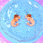 Cowboy Shrimp Acrylic Earrings