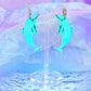 Jelly Dolphin Acrylic Earrings
