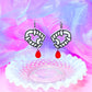 Vampire Teeth Acrylic Earrings