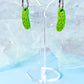 Mini Pickle Acrylic Earrings
