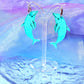 Jelly Dolphin Acrylic Earrings