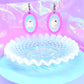Ghostly Mirror Acrylic Earrings