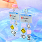 Nostalgic Computer Drops, Acrylic Earrings