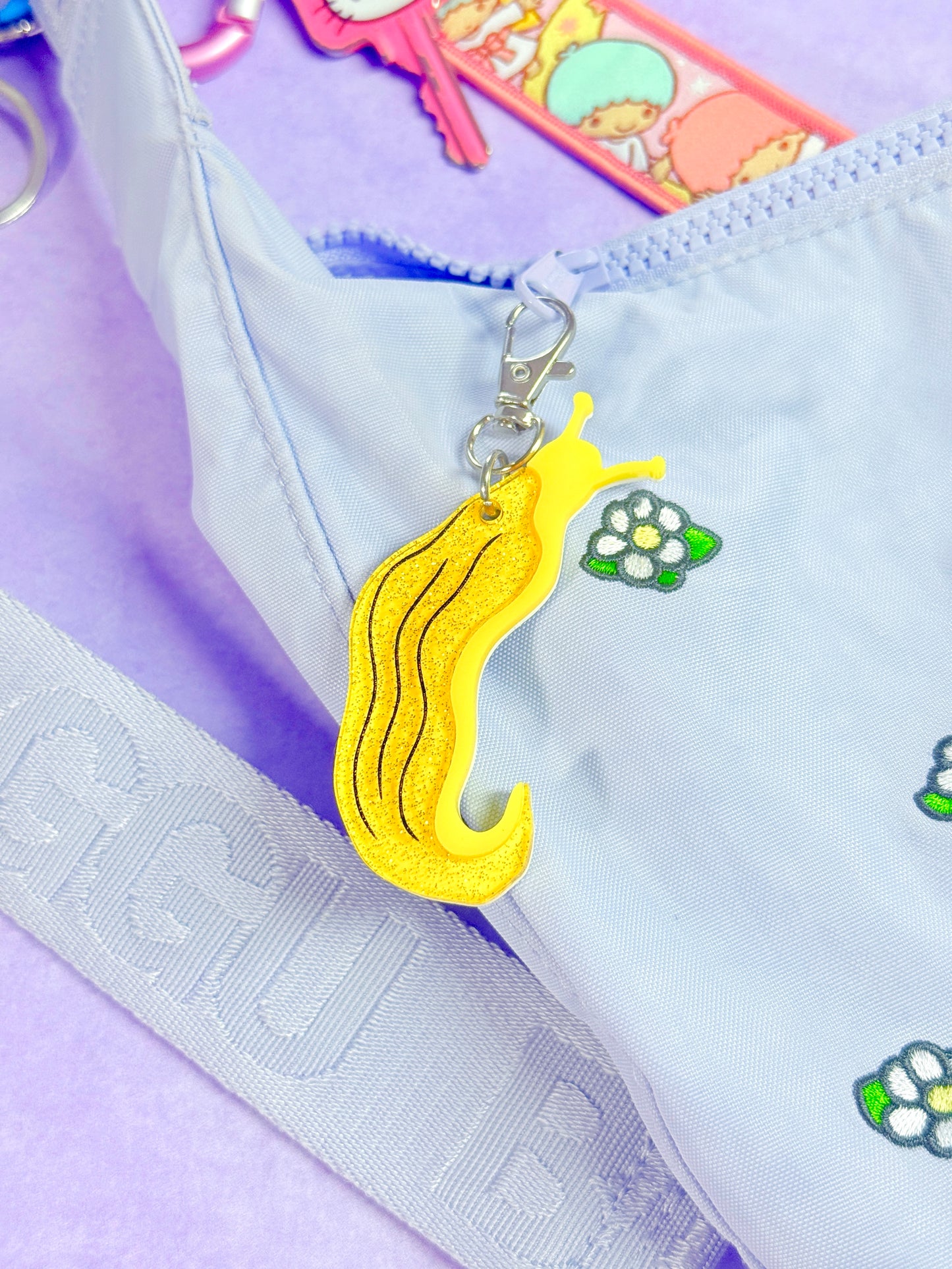 Banana Slug Bag Charm