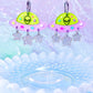 Galactic Glam UFO Acrylic Earrings