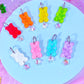 Gummy Bear Acrylic Earrings, Mix and Match