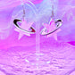 Y2K Cosmic Star Acrylic Earrings (Purple)