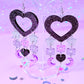 Y2K Candy Drops, Acrylic Earrings (Punky Purple)