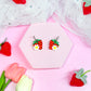 Mini Strawberry Acrylic Earrings