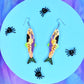 Spooky Fish Acrylic Earrings