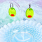 Jelly Olive Acrylic Earrings