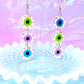 Jelly Eyeball Stack, Acrylic Earrings