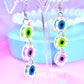 Jelly Eyeball Stack, Acrylic Earrings