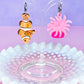 Clownfish and Anemone, Acrylic Earrings