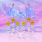 Celestial Clouds, Acrylic Earrings
