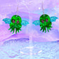 Cthulhu Acrylic Earrings