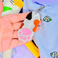 Calico Cat Paw Bag Charm