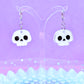 Mini Jelly Skull Earrings