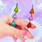 Nostalgic Cursor Drops, Acrylic Earrings