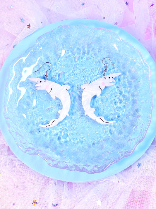 Goblin Shark Acrylic Earrings