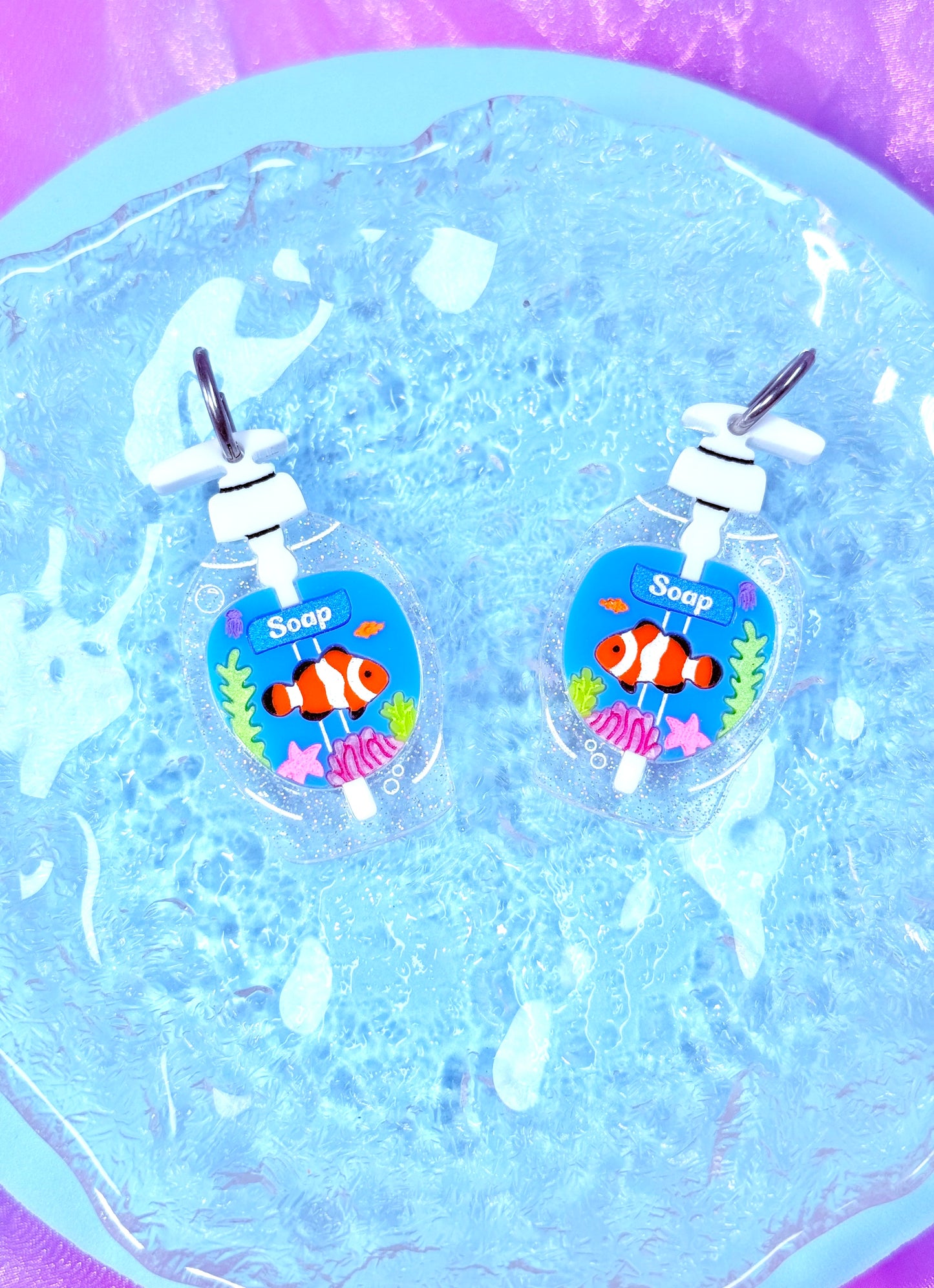 Nostalgic Fish Soap Earrings