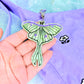 Luna Moth Bag Charm