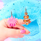 Clownfish and Anemone, Acrylic Earrings
