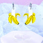Jelly Banana Acrylic Earrings